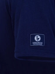 Schietwetter T-Shirt Herren Ja Moin Dunkelblau/Hellblau
