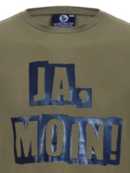 Schietwetter T-Shirt Herren Ja Moin Dunkelgrün/Khaki/Grün