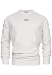 Indicode Strickpullover INCliver Grau/Weiß/Creme/Khaki