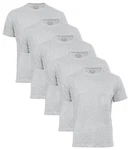 Cotton Prime T-Shirt O-Neck Tee Grau/Hellgrau
