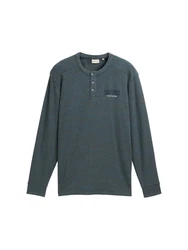 TOM TAILOR Shirt Grau/Dunkelblau/Dunkelgrau/Hellblau