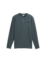 TOM TAILOR Shirt Grau/Dunkelblau/Dunkelgrau/Hellblau