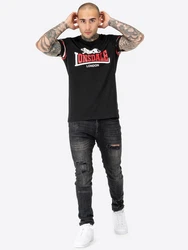 Lonsdale T-Shirt Hempriggs London Rot/Schwarz/Braun