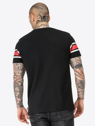 Lonsdale T-Shirt Hempriggs London Rot/Schwarz/Braun