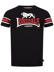 Lonsdale T-Shirt Hempriggs London Rot/Schwarz/Braun