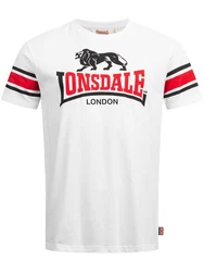 Lonsdale T-Shirt Hempriggs London Weiß/Rot/Creme