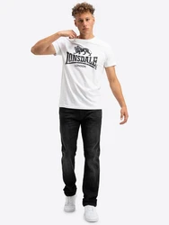 Lonsdale T-Shirt Silverhill Braun/Weiß/Creme/Hellblau