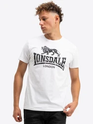 Lonsdale T-Shirt Silverhill Braun/Weiß/Creme/Hellblau
