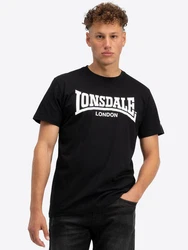 Lonsdale T-Shirt PIDDINGHOE Schwarz/Grün/Rot/Dunkelrot