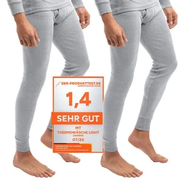 Funktionshose 2er Pack Herren Ski- und Thermounterhose Light Lange Unterhosen