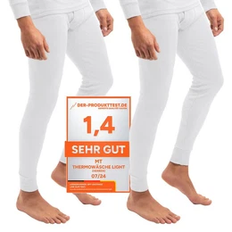 Funktionshose 2er Pack Herren Ski- und Thermounterhose Light Lange Unterhosen