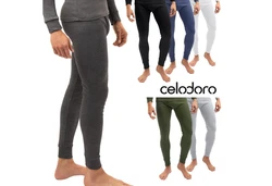 celodoro Funktionshose 2er Pack Herren Ski- und Thermounterhose Light Hellgrau/Dunkelgrau/Grau