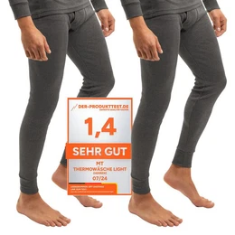 Funktionshose 2er Pack Herren Ski- und Thermounterhose Light Lange Unterhosen