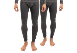 celodoro Funktionshose 2er Pack Ski-Thermo Unterhose Dunkelgrau/Grau/Hellgrau/Schwarz