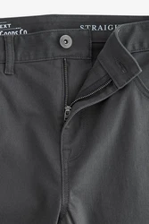 Next Straight Jeans Classic Straight Fit Jeans mit Stretch Dunkelgrau/Hellgrau/Grau/Khaki