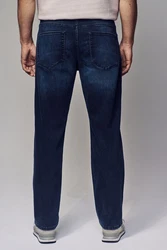 Next Straight Jeans Classic Straight Fit Jeans mit Stretch Blau/Dunkelblau/Hellblau