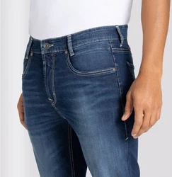 MAC 5-Pocket Jeans ARNE PIPE Blau/Dunkelblau/Lila