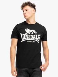 Lonsdale T-Shirt Kelso Rot/Braun/Schwarz/Weiß