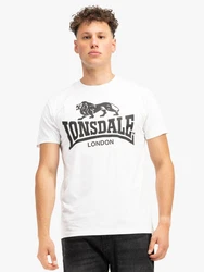 Lonsdale T-Shirt Kelso Rot/Braun/Schwarz/Weiß