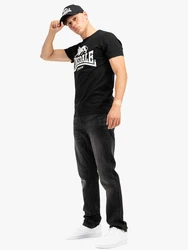 Lonsdale T-Shirt Kelso Rot/Braun/Schwarz/Weiß