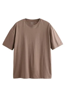 Next T-Shirt Rundhals-T-Shirt Relaxed Fit Khaki/Braun/Beige/Grau Next T-Shirt Rundhals-T-Shirt Relaxed Fit Khaki/Braun/Beige/Grau