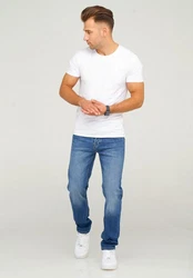 JACK & JONES Herren Jeans Mike ARIS 5-Pocket Style JJIMIKE JJARIS Creme/Weiß/Hellblau/Schwarz