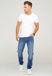 JACK & JONES Herren Jeans Mike ARIS 5-Pocket Style JJIMIKE JJARIS Creme/Weiß/Hellblau/Schwarz