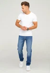 JACK & JONES Herren Jeans Mike ARIS 5-Pocket Style JJIMIKE JJARIS Creme/Weiß/Hellblau/Schwarz