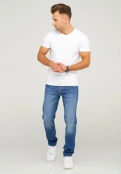 JACK & JONES Herren Jeans Mike ARIS 5-Pocket Style JJIMIKE JJARIS Creme/Weiß/Hellblau/Schwarz