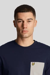 Lyle & Scott T-Shirt Basic Mit Brusttasche 