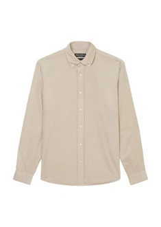Marc O'Polo DENIM Langarmhemd Regular Fit Beige/Khaki/Braun