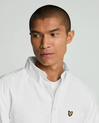 Lyle & Scott Langarmhemd weiß