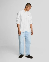 Lyle & Scott Langarmhemd weiß