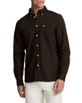 Lyle & Scott Langarmhemd Braun/Dunkelbraun/Schwarz/Bordeaux