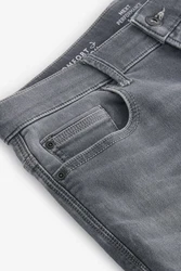 Next Skinny-fit-Jeans Skinny Fit Jeans mit Komfortstretch Hellgrau/Dunkelgrau/Grau