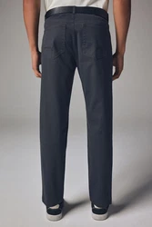 Next Stoffhose Straight Fit Hose mit 5-Taschen-Design Dunkelgrau/Hellgrau/Grau