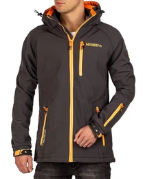 Softshelljacke Outdoor Jacke batexico Men (1-St) zum Wandern mit Kapuze