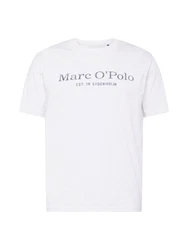 Marc O'Polo T-Shirt (GOTS) Weiß/Braun