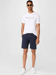 Marc O'Polo T-Shirt (GOTS) Weiß/Braun