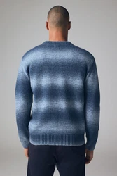 Next Rundhalspullover Relaxed Fit Hellblau/Blau/Dunkelblau