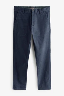 Next Chinohose Skinny Fit Dunkelblau/Hellblau/Blau