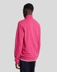 Lyle & Scott Sweatshirt 1/4 Zip Herren Rosa