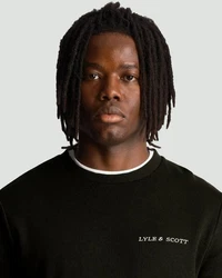 Lyle & Scott Sweatshirt Basic Fit Schwarz