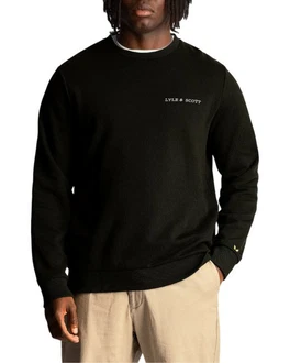 Lyle & Scott Sweatshirt Basic Fit Schwarz