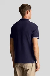 Lyle & Scott Poloshirt Tipped Dunkelblau/Blau