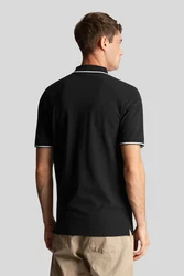 Lyle & Scott Poloshirt Tipped Grün/Schwarz