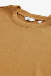 Next T-Shirt aus schwerem Stoff Braun/Beige/Gelb/Orange