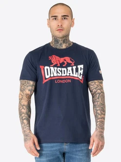 Lonsdale T-Shirt Lion Two Tone Rot