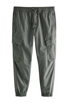 Next Utility-Cargohose Dunkelgrün/Khaki/Grün