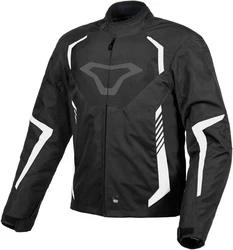 Macna Motorradjacke Tazar Weiß/Grün/Schwarz/Orange/Rot